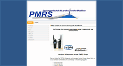 Desktop Screenshot of pmrs-gmbh.de